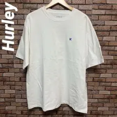 ハーレー Hurley バックロゴ Tシャツ ホワイト ブルー タイダイ　L