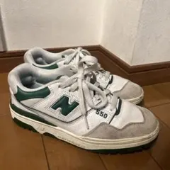 New Balance BB550WT1ホワイト/グリーン　24cm