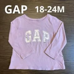 GAP 長袖Tシャツ　18-24M ピンク　パープル