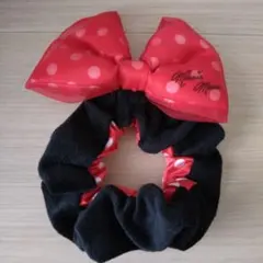 ディズニーランド　ミニーマウス　シュシュ