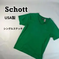 Schott Tシャツ MADE IN USA生地 日本縫製 シングルステッチのサムネイル