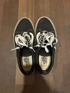 Vans ブラック スニーカー　スケボーシューズ　オールドスクール