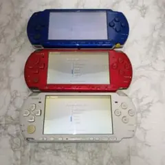 PSP3000、1000本体のみ ジャンク3台まとめ売り