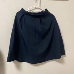 GLACIER ネイビー ひざ丈スカート M
