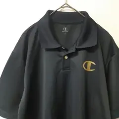 Champion 　 ポロシャツ Lサイズ ネイビー