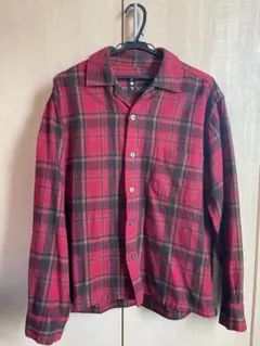 TIGRE BROCANTE レッド系チェック長袖シャツ - メルカリ