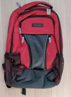 新品CK　CalvinKlein カルバンクライン　リュック　レッドカラー