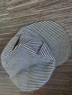 80's vintageストライプ ワークキャップ