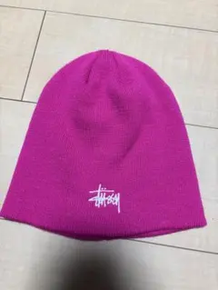 Stussy ステューシー ニット帽 ビーニー ピンク