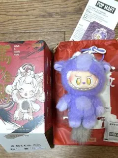 黒*茶様 POP MART LABUBU ラブプラス　馬力全開 ぬいぐるみ 新作