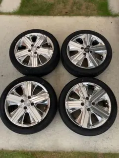 メッキホイール 165/50R15 PCD100 +45のサムネイル
