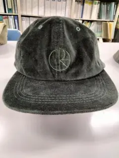 POLAR SKATE ダークグリーンキャップ　ベロア　ポーラー　EU製