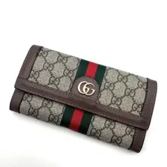 グッチ 長財布 オフィディア シェリーライン マーモント GGスプリーム