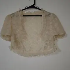 パーティードレス用ボレロ　アイボリー　9号