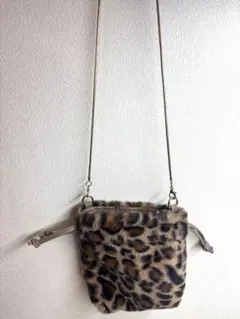 ヒョウ柄 ショルダーバッグ