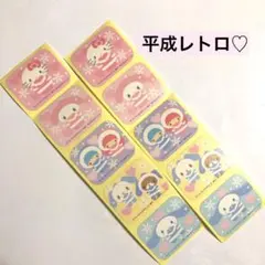サンリオ　平成レトロ　シール　ラッピング用　非売品　❄️可愛い雪デザイン❄️