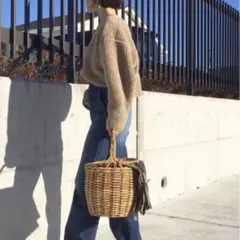 ロク 6(ROKU) ボア ビッグスリーブ プルオーバー