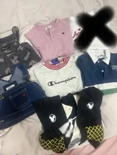 ベビー服まとめ売り　70センチ　袴ロンパース　オーバーオール　長袖ロンパース