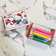 SANRIO サンリオ　ハローキティ　ミニサイズ　ぬりえ　鉛筆付き　レトロ　平成