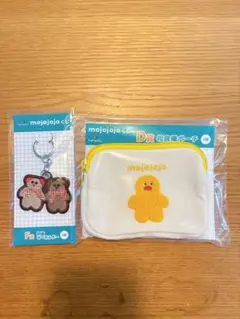 mojojojo 刺繍キーホルダー　相良織ポーチセット
