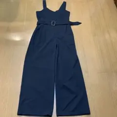 GRL ベルト付き　サロペット パンツ　ブラック
