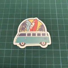 防水ステッカー　サーフィン　ハワイ　ワーゲン