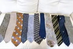 ③高級ブランドネクタイネクタイ ★11本セット ★アルマーニ、ロエベ