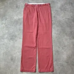 ポロバイ ラルフローレン W34 ポロチノ チノパン パンツ 赤 16622