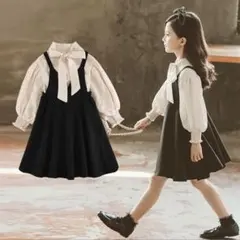 フォーマル　セットアップ　ブラウス　ジャンパースカート　130