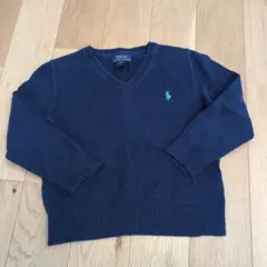 Polo Ralph Lauren ネイビー セーター 4/4T