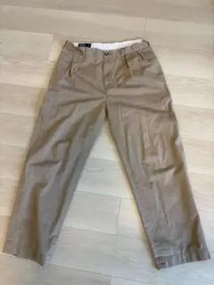 ビームスの百名品】2プリーツ チノパンツ カーキXL - メルカリ