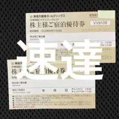 東急不動産　株主優待　ハーヴェスト リゾートホテル　宿泊優待券 ハーベスト