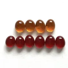 ガラスナギット No. 455【たまご形】長さ約７.９〜８.８mm １０個