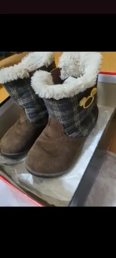 ディズニー　ブラウン ファー付きブーツ DN C1222