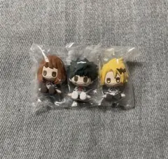 ヒロアカ ラバーフィギュア 緑谷・麗日・上鳴