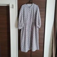 chocol raffine 花柄 長袖シャツワンピース