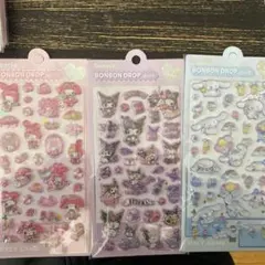 Sanrio BONBON DROP シール 3枚セット