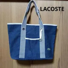 LACOSTE ラコステ トートバッグ キャンバス ネイビー
