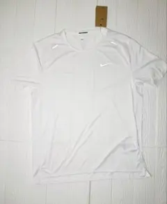 Nike ランニング用 ホワイト Tシャツ
