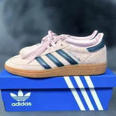 adidas SPEZIALスニーカー24.0ピンクネイビーSAMBA