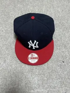 NEW ERA 9FIFTY SNAPBACK キャップ ネイビー/レッド