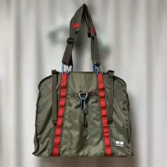 Nouer. ダークカーキ ポケットデザインマルチ3WAYバックパック - メルカリ