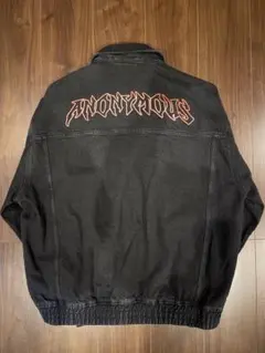 h&m ブラックデニムジャケット ANONYMOUS