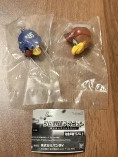 プロ野球マスコットめじるしアクセサリー　つば九郎、クラッチ　2点セット