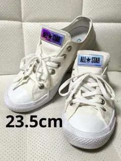 コンバース　オールスター　ホワイト　白　スニーカー　23.5cm