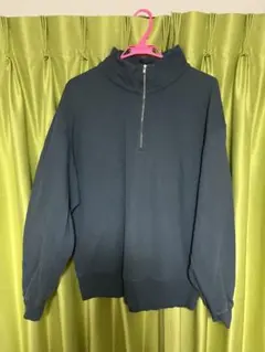 BEAMS ハーフジップ スウェット ネイビー Mサイズのサムネイル