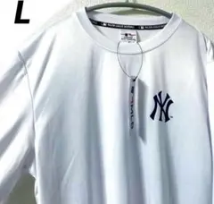 ニューヨーク・ヤンキース　 ロンＴ シャツ メッシュ　ホワイト L 新品　MLBのサムネイル