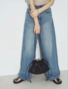新品Plage les Tendre leather clutch バッグ 黒