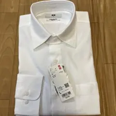 【未使用品】ユニクロ スーパーノンアイロンスリムシャツ（長袖）Lサイズ