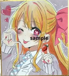 さ*ら様 推しの子　星野ルビー　手描きイラスト　ファンアート